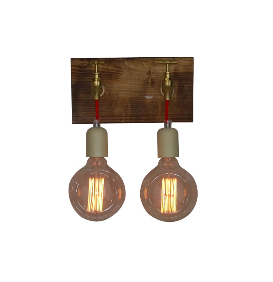 HL-079-2W HIKARI WALL LAMP BROWN RUSTY HOMELIGHTING 77-3118
