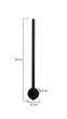 LED LINE -B- AP BLACK 58cm ΑΠΛΙΚΑ ΙΣΙΑ ΟΡΘΙΑ Heronia 01-0426