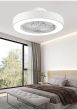 SE LED F50 MARCO WHITE FAN 30W SMART WITH CONTROL 50X50X20cm 3000K-6500K 85-265V 2 YEARS WARRA HOMELIGHTING 77-50620