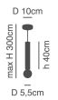 SE21-GM-5 ADEPT TUBE GOLD MATT E27+GU10 PENDANT B1 HOMELIGHTING 77-8270
