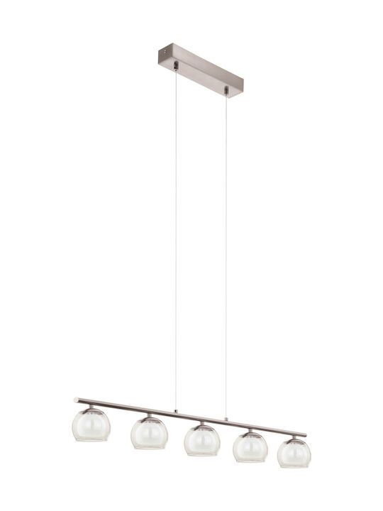 Eglo Ascolese Μοντέρνο Κρεμαστό Φωτιστικό Ράγα με Ενσωματωμένο LED σε Μελί Χρώμα 94319