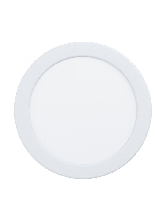 Eglo Στρογγυλό Χωνευτό LED Panel με Φυσικό Λευκό Φως Διαμέτρου 16.6εκ. 99207