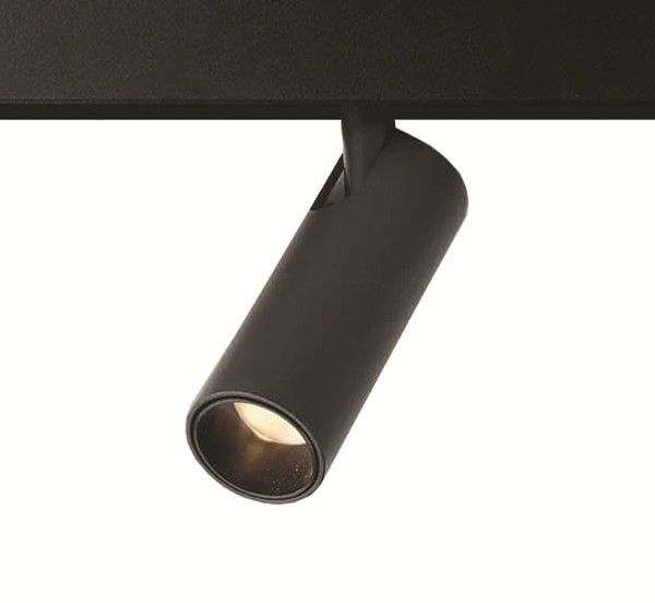 ΣΠΟΤ ΜΑΓΝΗΤΙΚΗΣ ΡΑΓΑΣ LED 7W 24° 3CCT ΜΑΥΡΟ Eurolamp 145-59942