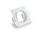 Σποτ Χωνευτό Λευκό Ματ Τετράγωνο GU10 8x8cm Trio Lighting Jura 650000131