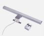 SE-NK-40 MULAN WALL LAMP NICKEL 40CM 3CCT 8W WITH MEMORY IP44 Δ2 HOMELIGHTING 77-50563