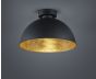 Πλαφονιέρα Οροφής D31xH19cm 1xE27 Μέταλλο Μαύρο-Χρυσαφί Trio Lighting RL Jimmy R60121002
