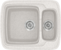 Sanitec Νεροχύτης 314 Classic 60×51 314-14-Metallic-Ice