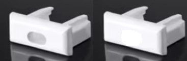 SE-CAP-15 PLASTIC SET CAPS  FOR ALUMINIUM PROFILE 15,5x5,9mm (77-50573) HOMELIGHTING 77-50575
