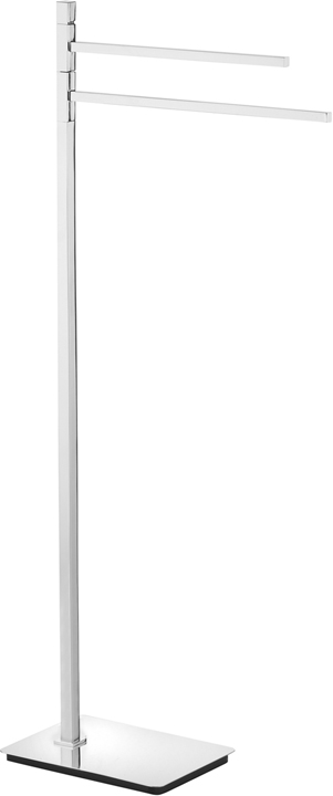 Καλόγερος Διπλή Πετσετοθήκη Χρώμιο Bronze Art Καλόγεροι 01M3-10-3S