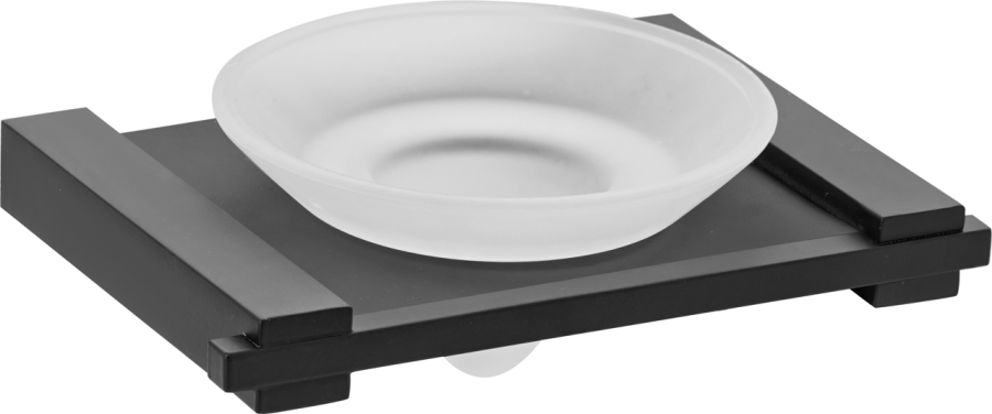 Σαπουνοθήκη Γυαλί Μαύρο Bronze Art San Remo 10M3-MM