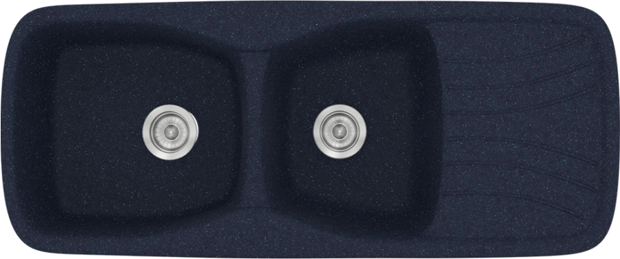 Sanitec Νεροχύτης 311 Classic 120×51 311-18-Granite-Blue