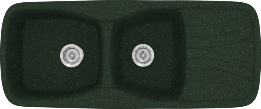 Sanitec Νεροχύτης 311 Classic 120×51 311-19-Granite-Green