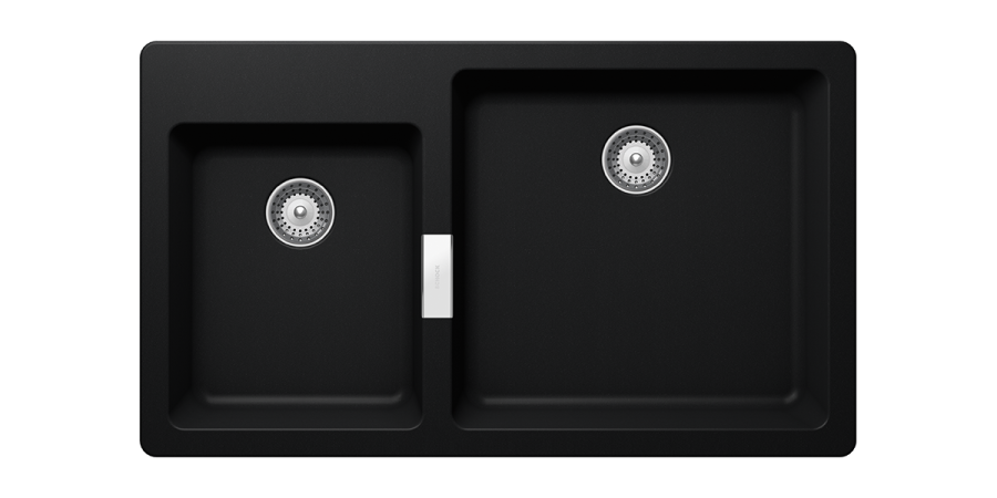 Νεροχύτης Ένθετος Ερμάριο 86 εκ.50 εκ.Γρανίτης Puro Schock Cristadur Mono 15290-1402