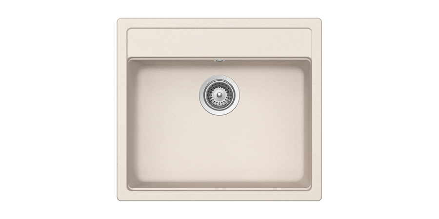 Νεροχύτης Ένθετος M57xΠ51 εκ.Γρανίτης Everest Schock Cristalite Manhattan 30060-1511