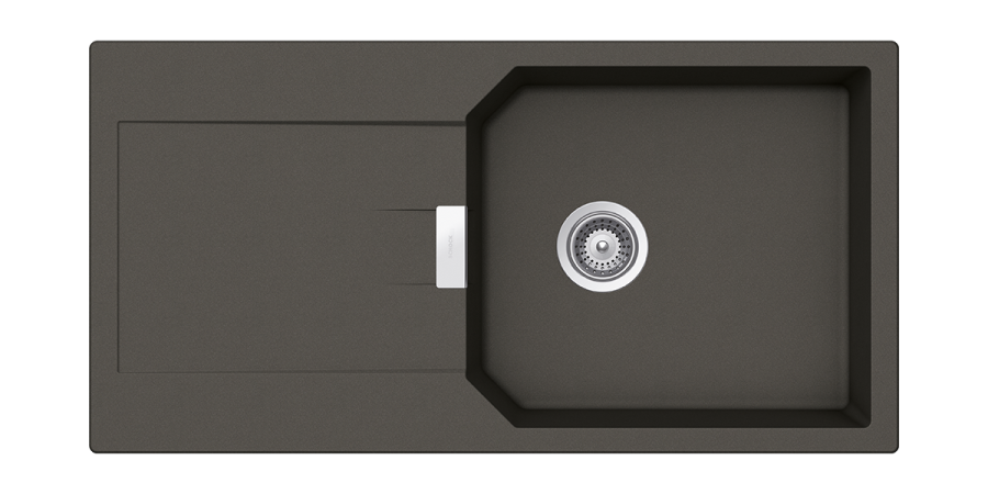 Νεροχύτης Ένθετος M100xΠ51 εκ.Γρανίτης Alphait Schock Cristalite Manhattan 30100-1421