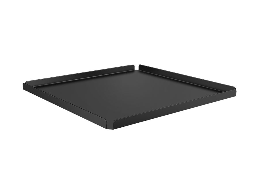 Δίσκος Καφέ Coffee Tray W30xD30xH1,5 cm Inox Ashi 304 Black Mat Sanco Hotel Amenities 0134-M116