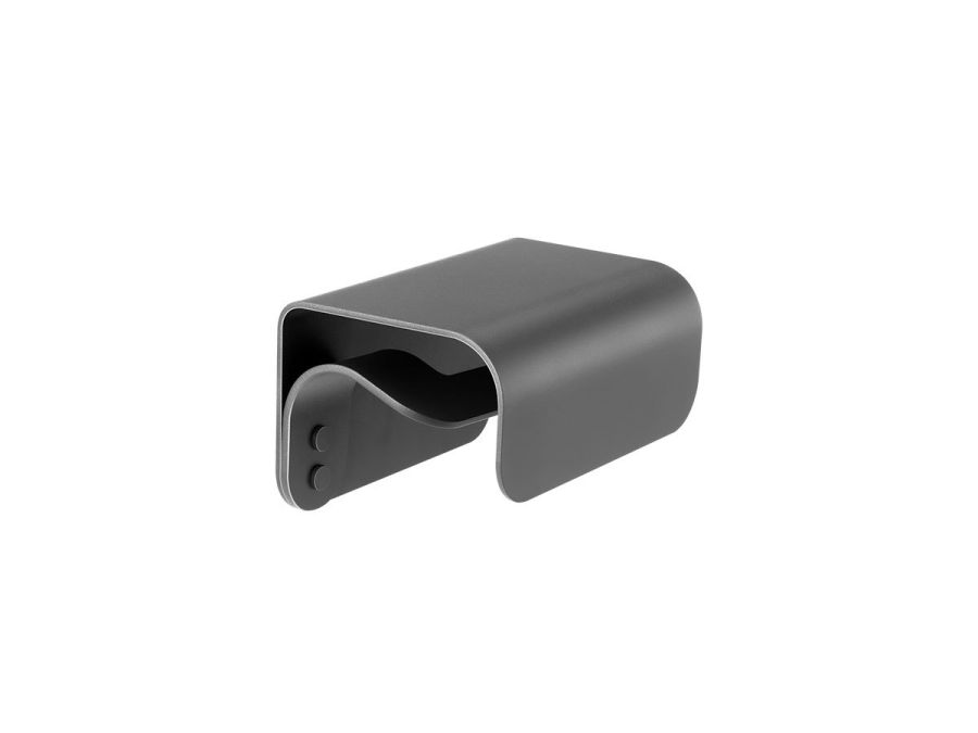 Χαρτοθήκη με Καπάκι Επίτοιχη W19xD12,5xH11cm Sanco Avaton Antracite Grained 120117-M118