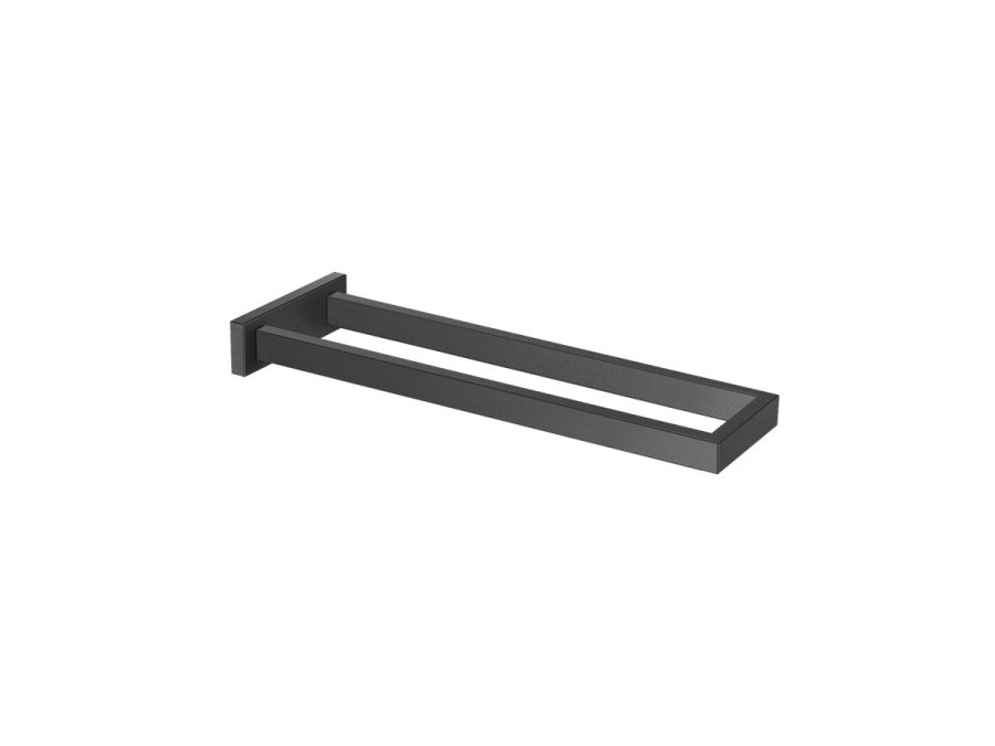 Πετσετοθήκη Διπλή Κάθετης Στήριξης Graphite Dark Sanco Valanio 18785-122