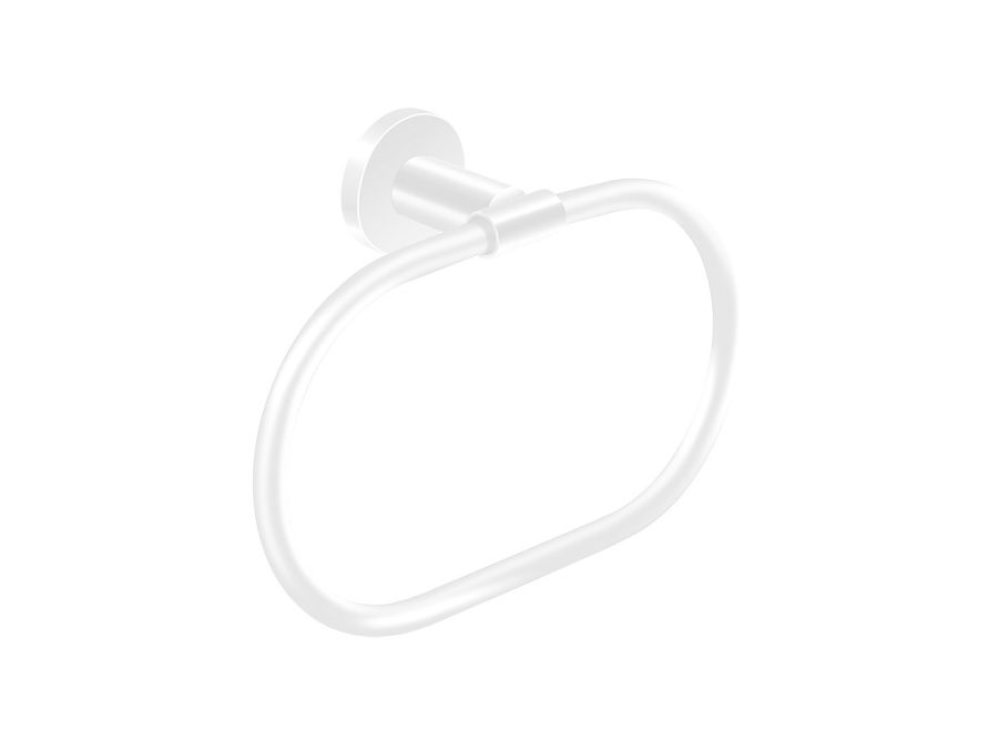 Κρίκος Κλειστός Επιτοίχιος W25xD7xH16,5 cm Sanco Galaxy White Matt 19909-M101