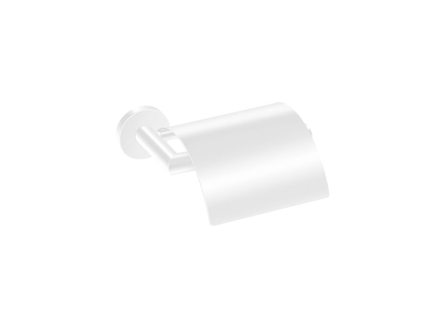 Χαρτοθήκη με καπάκι Sanco Corner White Matt 22707-M101