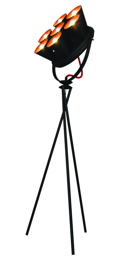 HL-3578-7F BRANDON WHITE & MAT GOLD FLOOR LAMP HOMELIGHTING 77-4000