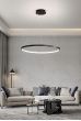 SE LED 60 STELINA PENDANT BLACK 60cm 28W  3CCT IP20 220V 2 YEARS WARRANTY A1 HOMELIGHTING 77-50641