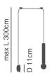 SE21-NM-5-NM1W ADEPT TUBE NICKEL MAT Nickel Matt Pendant+ HOMELIGHTING 77-8902