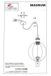 SE21-BR-10-4BL-GR12 MAGNUM FLEX Bronze Metal Pendant Black Metal Grid+ HOMELIGHTING 77-8967