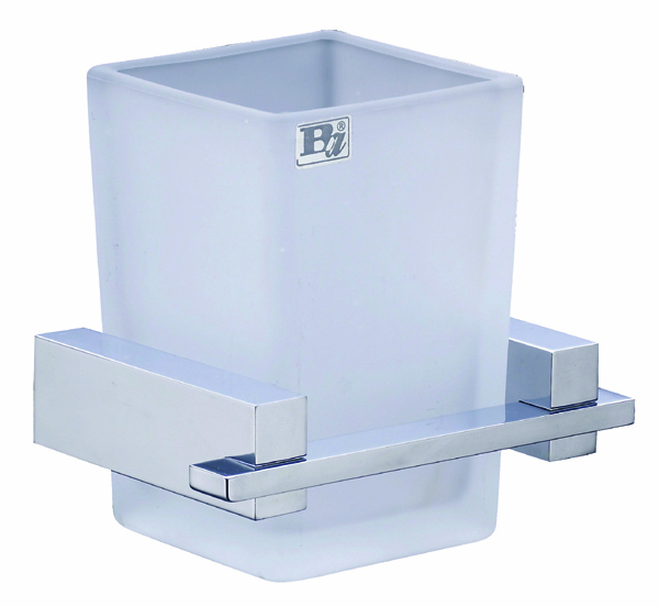 Ποτηροθήκη Γυαλί Χρώμιο Bronze Art Quattro 20X4-10