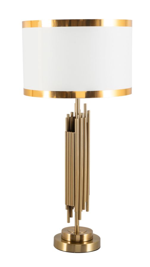 TLC 8801 AB ΕΠΙΤΡΑΠΕΖΙΑ ΛΑΜΠΑ ΟΞΥΝΤΕ ΜΕ ΒΕΡΓΕΣ ΑΜΠΑΖΟΥΡ ΛΕΥΚΟ ΧΡΥΣΟ ΣΙΡΙΤΙ 1xE27 ARlight 0204055