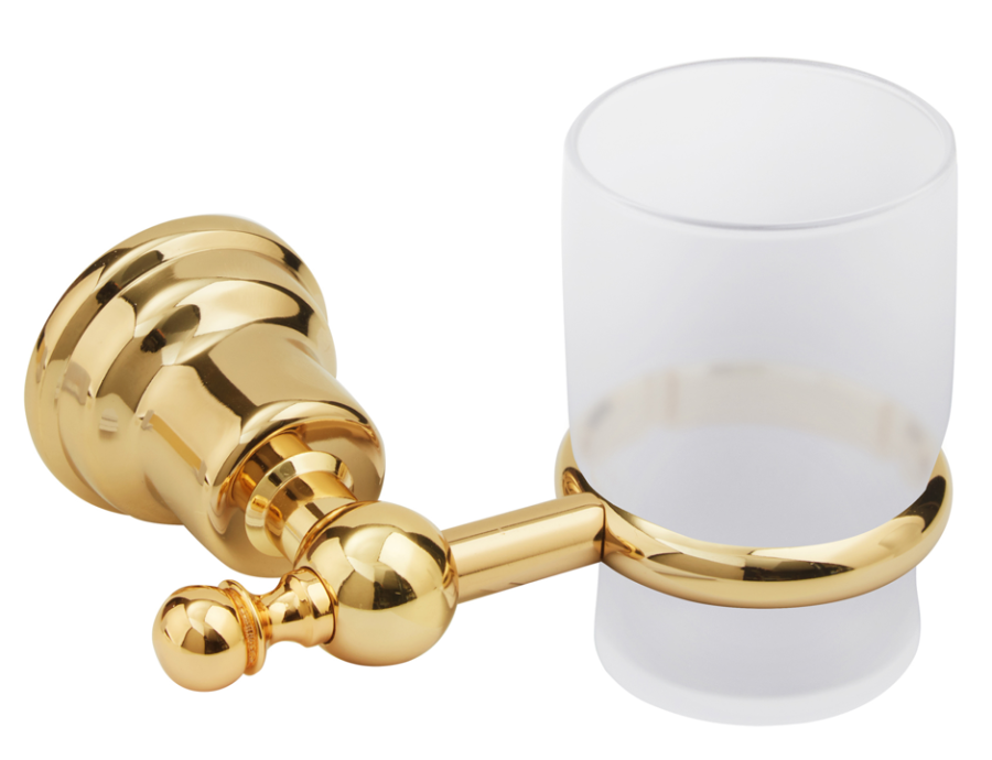 Ποτηροθήκη Γυαλί Χρυσό Bronze Art Imia 201A-20