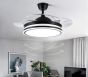 SE LED 36 FAMA BLACK FAN 105x35cm 36W IP20  3CCT WITH MEMORY 2 YEARS WARRANTY HOMELIGHTING 77-50618
