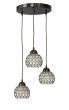 CHRIS 3L PENDEL BR CRYSTAL Heronia 01-0263