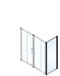 Πλαϊνό Σταθερό Πόρτας Ντουζιέρας Μ67-69 Υ 195 εκ., Κρύσταλλο 6 χιλ. Clean Glass Προφίλ Χρώμιο,Devon Primus Side Panel SPT70C-100