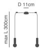 SE21-GM-4-BL2 ADEPT TUBE Gold Matt Pendant+ HOMELIGHTING 77-8570