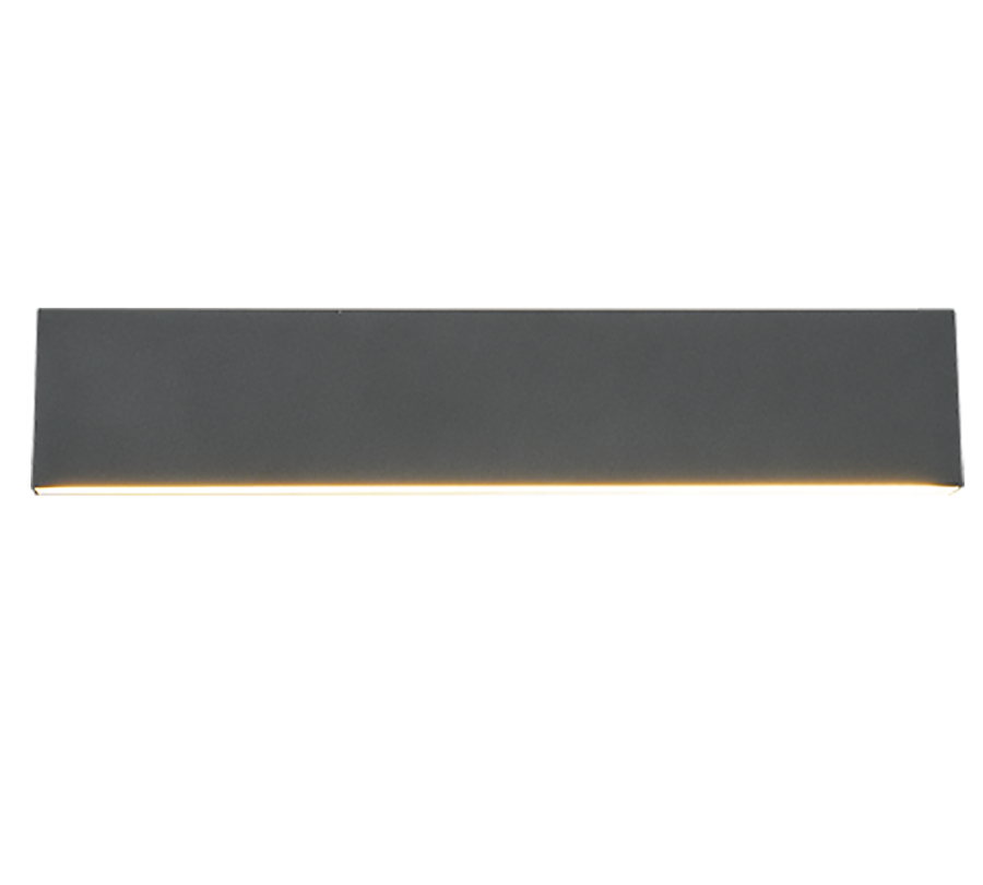 Φωτιστικό Τοίχου Ανθρακί 47xH8cm LED 2x9w 3000K 2x900lm Switch Dimmer Trio Lighting Concha 225174742