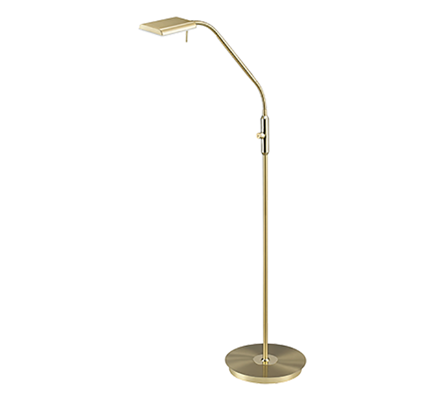 Φωτιστικό Δαπέδου Brass Matt Υ162xΜ50cm LED 12w 3000K 1100lm Trio Lighting Bergamo 420910108