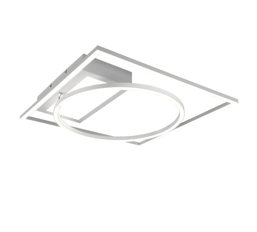 Πλαφονιέρα Οροφής Μεταλλική Λευκό Ματ LED 33w 2700-6500K Trio Lighting Downey 620510331