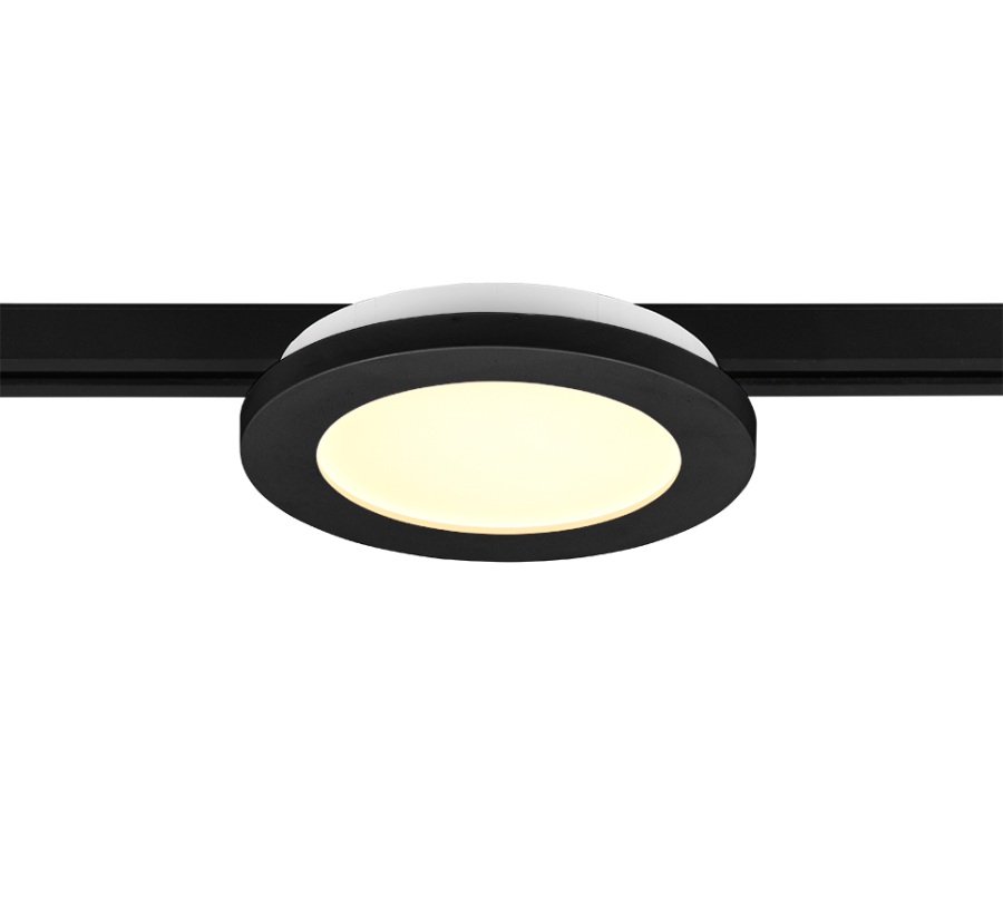 Φωτιστικό Ράγας Μαύρο Ματ 17xH2cm LED 9w 3000K 900lm Externally Dimmable Trio Lighting Camillus Duoline 76921032