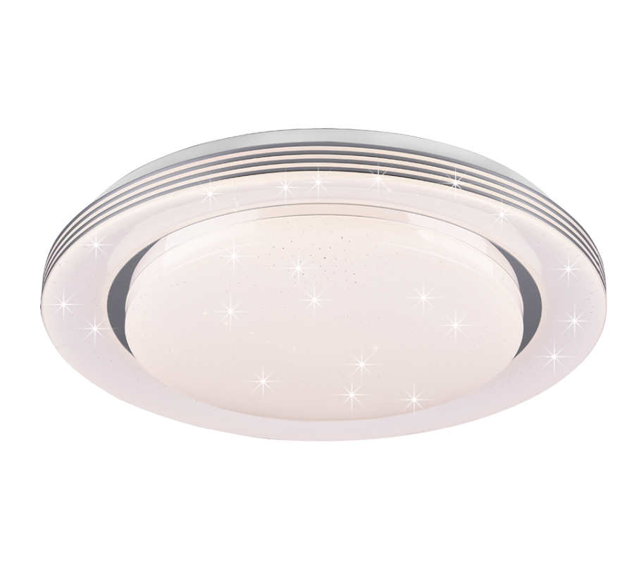 Πλαφονιέρα Οροφής Λευκό 58xH8cm LED 11w 3000-6000K 3700lm Remote Control Trio Lighting Atria R67045800