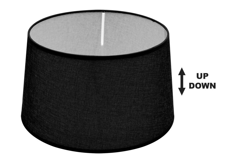 SPC 35 BK E14-E27 (d35-30-H20) ΚΑΠΕΛΟ ΜΑΥΡΟ UP - DOWN ARlight 0284165