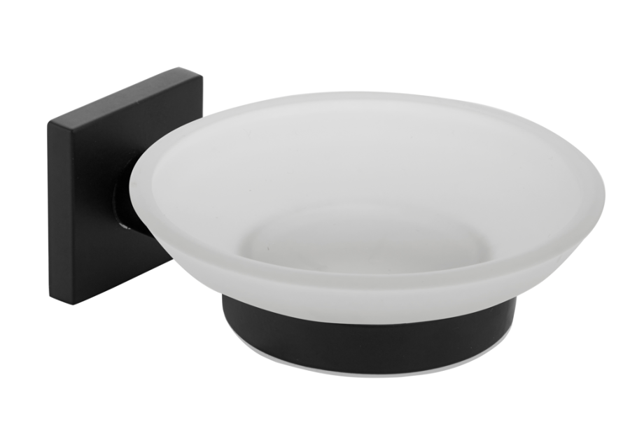 Σαπουνοθήκη Γυαλί Μαύρο Bronze Art Noir-Project MH09-10-MM