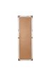 Καθρέπτης Επιτοίχιος Π50xY150 εκ. White Wood Πλαίσιο Mirrors & More Sonja 1070201