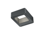 Απλίκα Επιτοίχια Ανθρακί 12xH4cm Εξ.Χώρου LED 3000Κ 4,5w 450lm Trio Lighting Reno 220760142