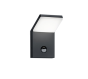 Επιτοίχιο Σποτ Εξ. Χώρου Sensor IP54 LED 8w 3000K 900lm Ανθρακί Trio Lighting Pearl 221169142