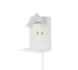 Μοντέρνο Φωτιστικό Τοίχου 16x20cm Λευκό Ματ LED 3w 3000K 220lm Trio Lighting Element 222570231