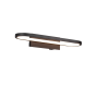 Φωτιστικό Μπάνιου Επίτοιχο IP44 L40cm LED 17w 3000K 1700lm Black Mat Trio Lighting Gianni 283770132
