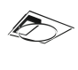 Πλαφονιέρα Μαύρη Μεταλλική Οροφής LED 33w 2700-6500K 4600lm Trio Lighting Downey 620510332