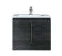 Έπιπλο Μπάνιου 100 εκ. με Νιπτήρα Χρώμα Pine Dark Sanitec Alba A 100