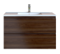 Έπιπλο Μπάνιου 90 εκ. με Νιπτήρα Χρώμα Pine Dark Sanitec Alba D 90
